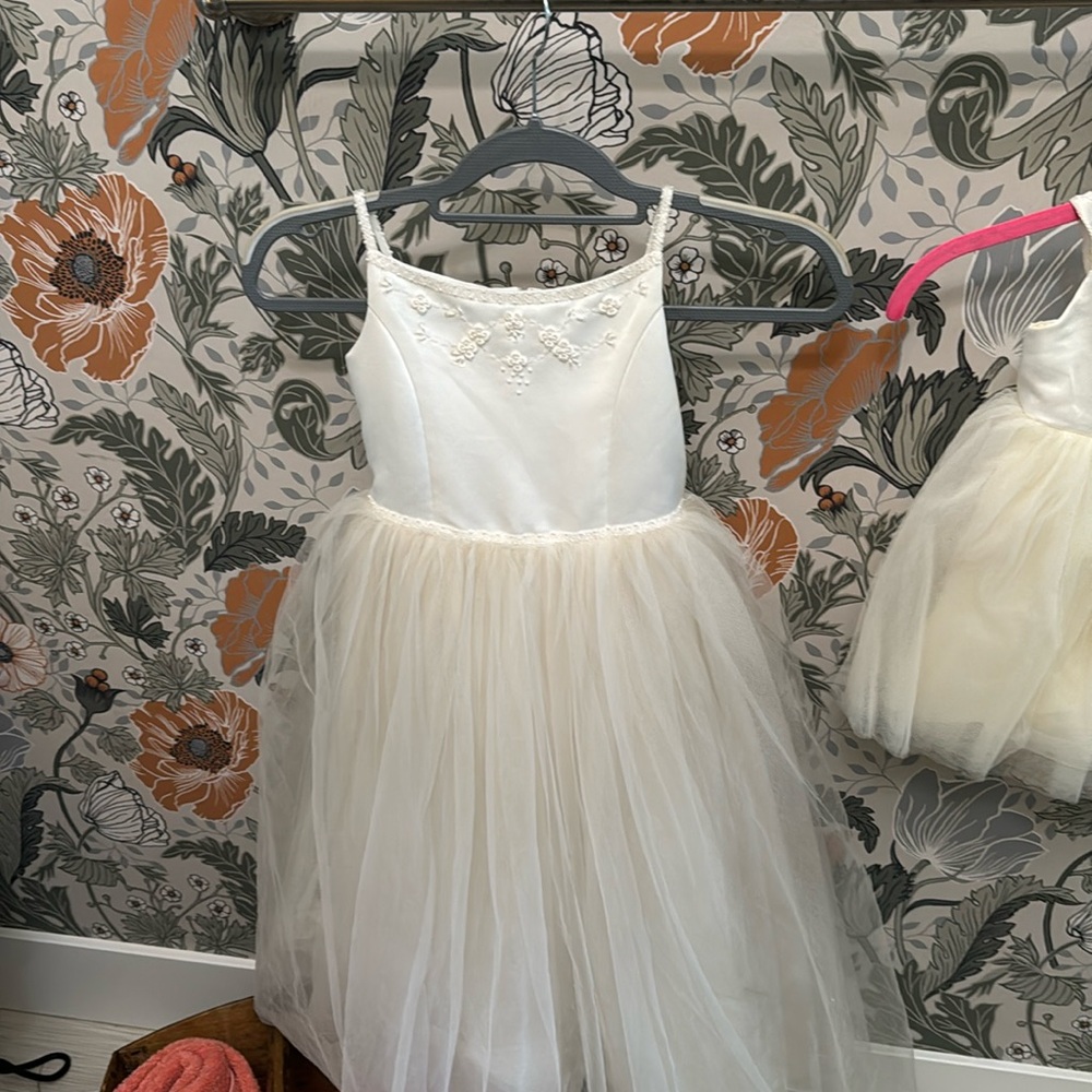 Hand made Flower Girl dresses for age 3/4 and age 18 months